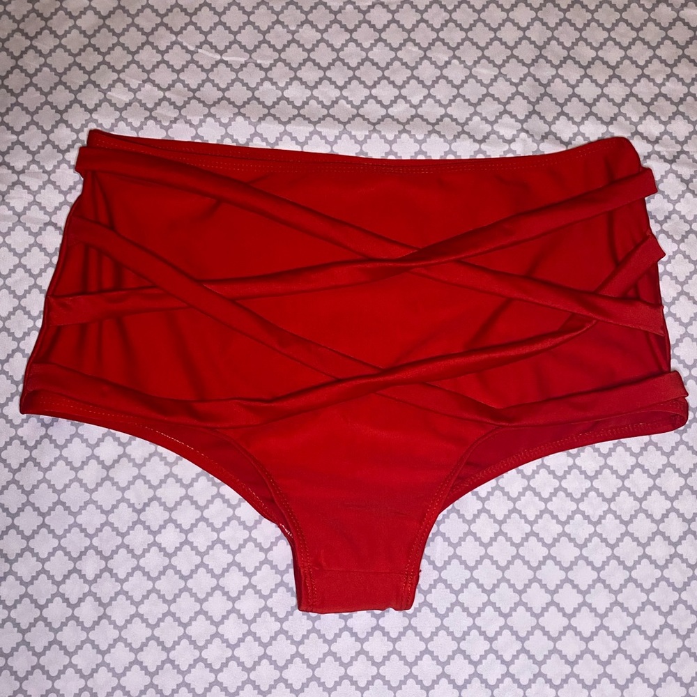 High Waisted Swimsuit Bottoms